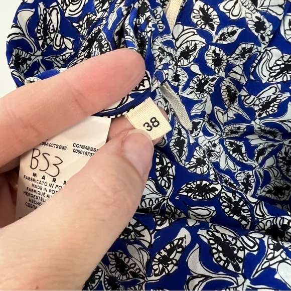 Marni Commessa Silk Abstract Floral Wide Leg Pants - Picture 8 of 15